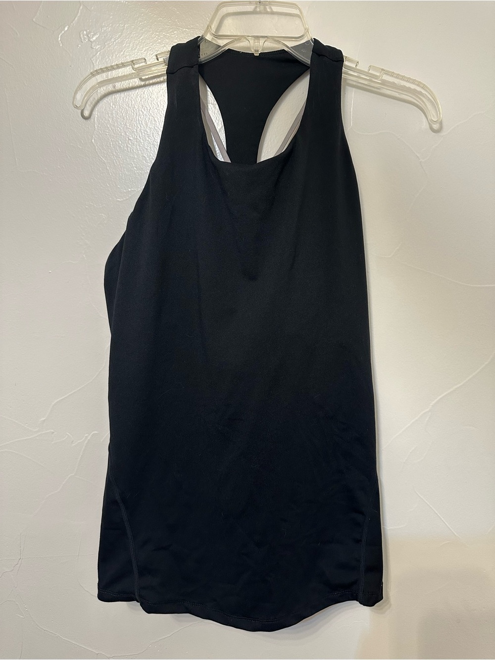 Fabletics Black Racerback Performance Tank